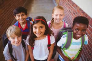 Students happy to see you